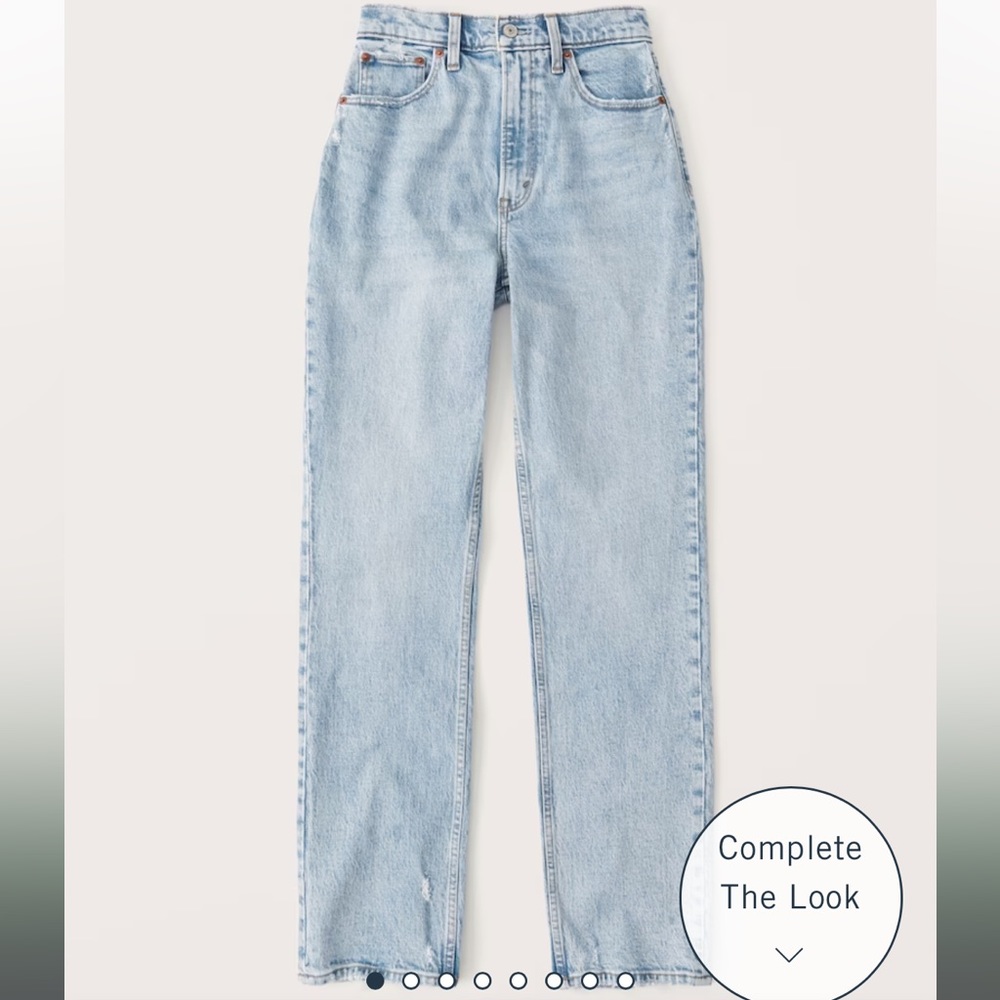 Abercrombie Curve Love 90s Straight Jean